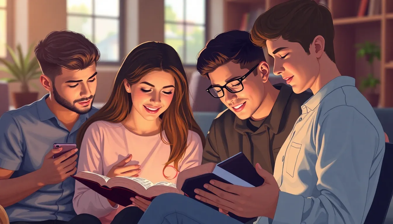 Estudio Bíblico para Jóvenes – Ilustración Artística Profesional