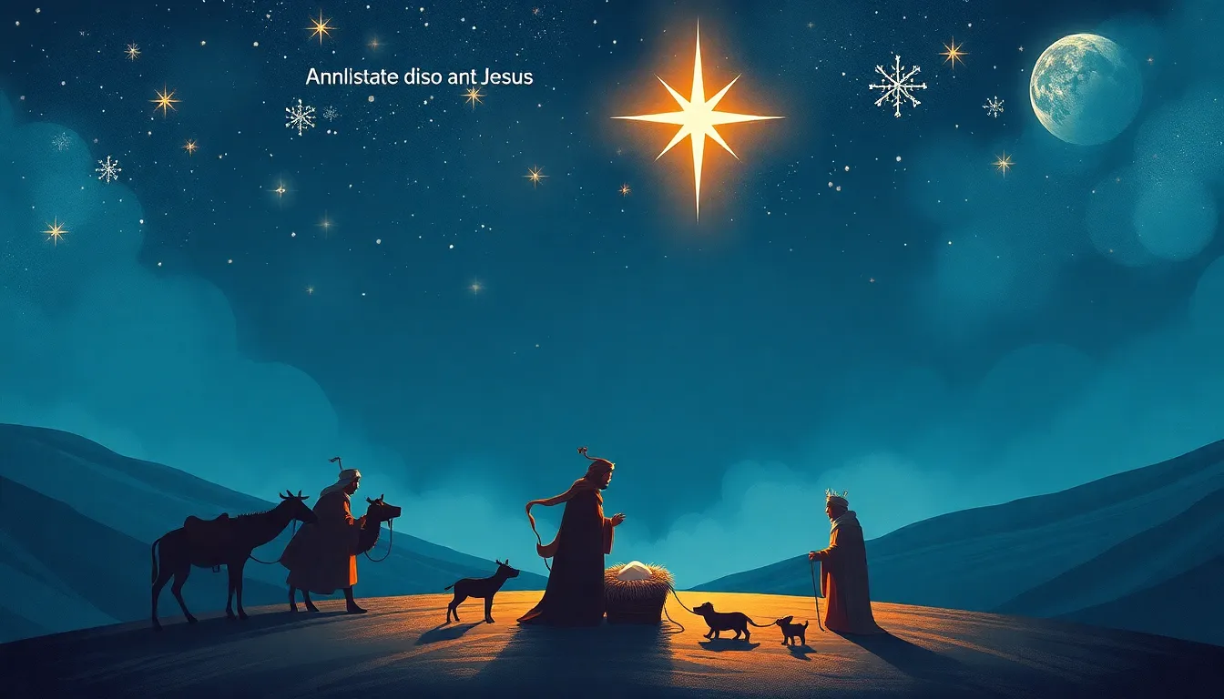 Nacimiento de Jesús – Ilustración Artística Profunda