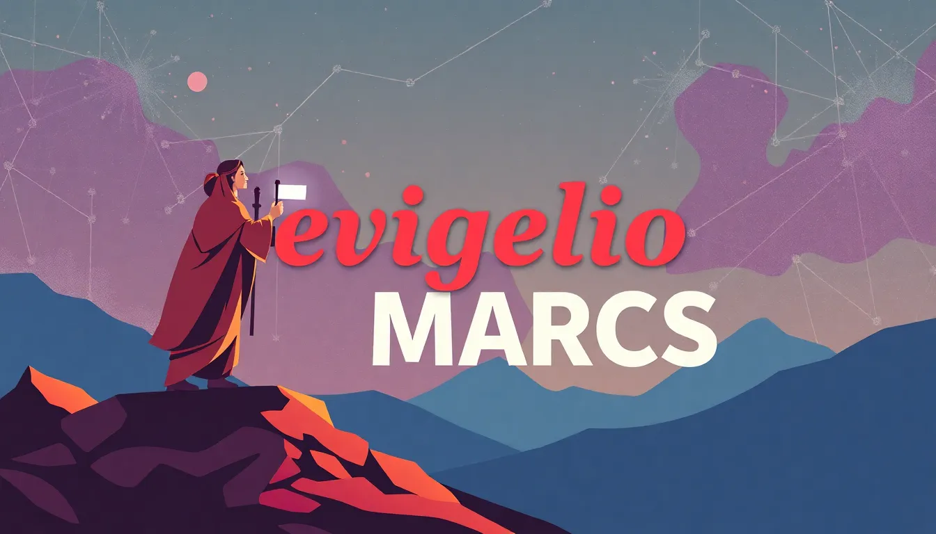 El Evangelio de Marcos: Un Viaje Transformador a Través del Poder Revelador de Jesús el Siervo 2 Evangelio de Marcos – Diseño Visual Innovador