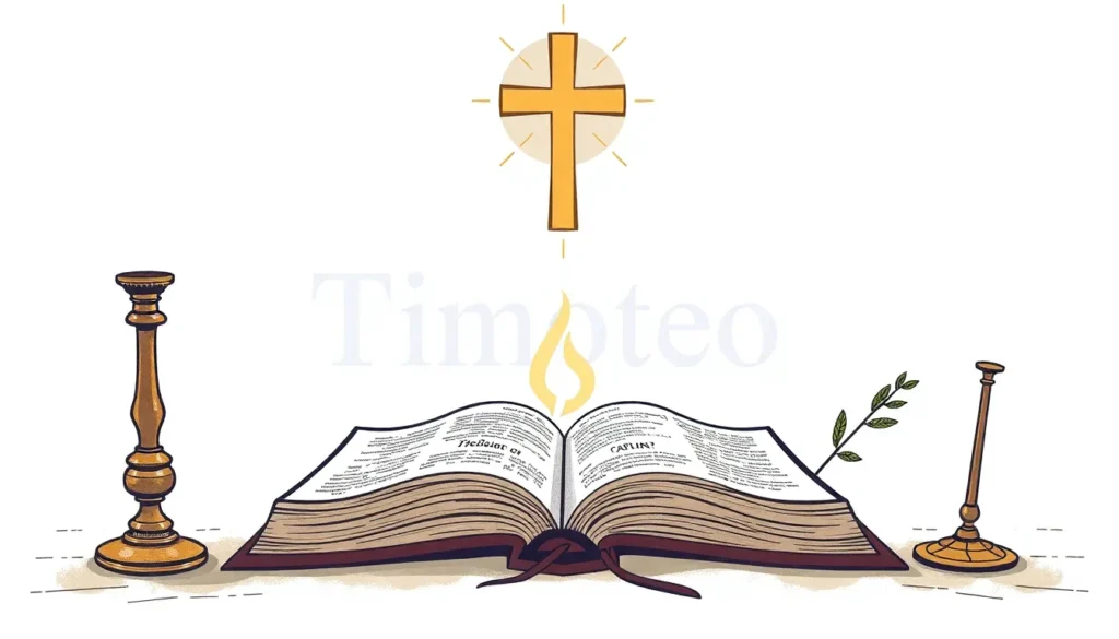 Primera Timoteo: Un Estudio Profundo y Revelador para la Vida Cristiana y el Liderazgo Pastoral 13 Primera Timoteo - Diseño Visual Innovador de Sana Doctrina y Liderazgo