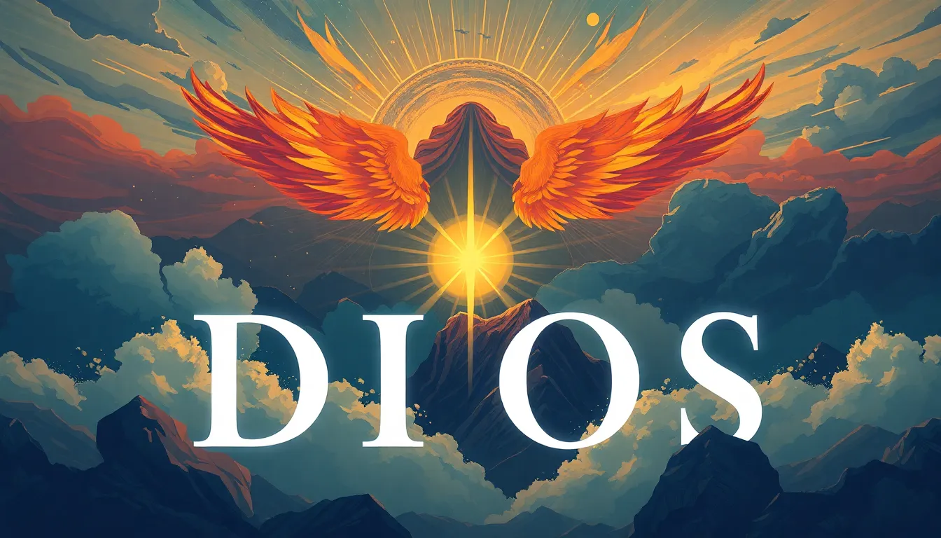 Visión de Dios – Ilustración Artística Profesional de Propósito Divino