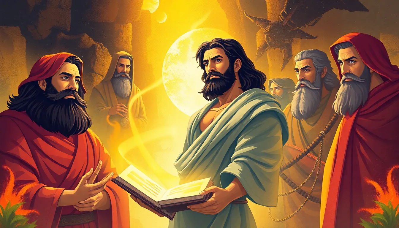 Personajes Bíblicos: Una Perspectiva Transformadora para el Crecimiento Espiritual Hoy 1 Personajes Bíblicos – Ilustración Artística Profesional