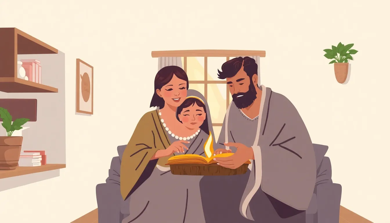 Hogar Cristiano – Ilustración Artística Profesional