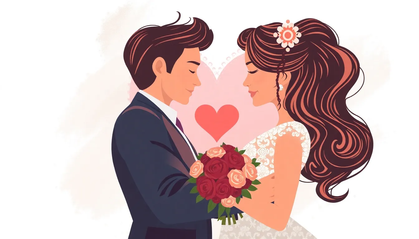 Armonía Matrimonial – Ilustración Artística Profesional