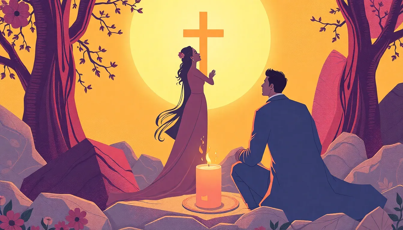 Celibato Cristiano – Ilustración Artística Profesional