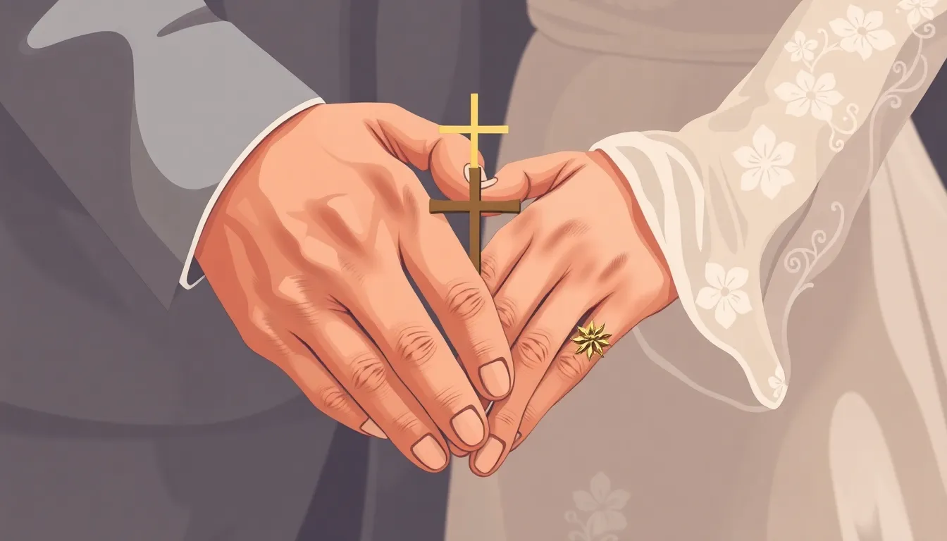 Votos Matrimoniales – Ilustración Artística Profesional