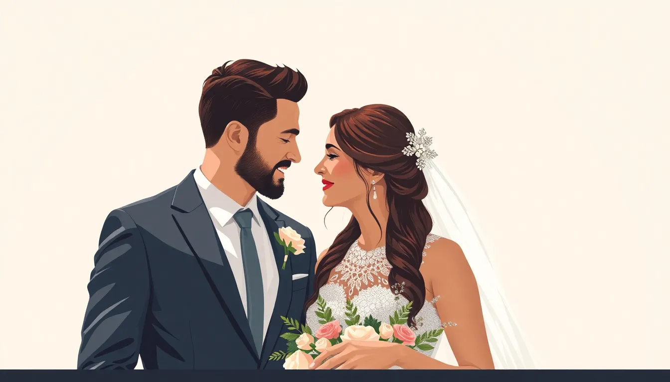 Bendición Matrimonial – Ilustración Artística Profesional