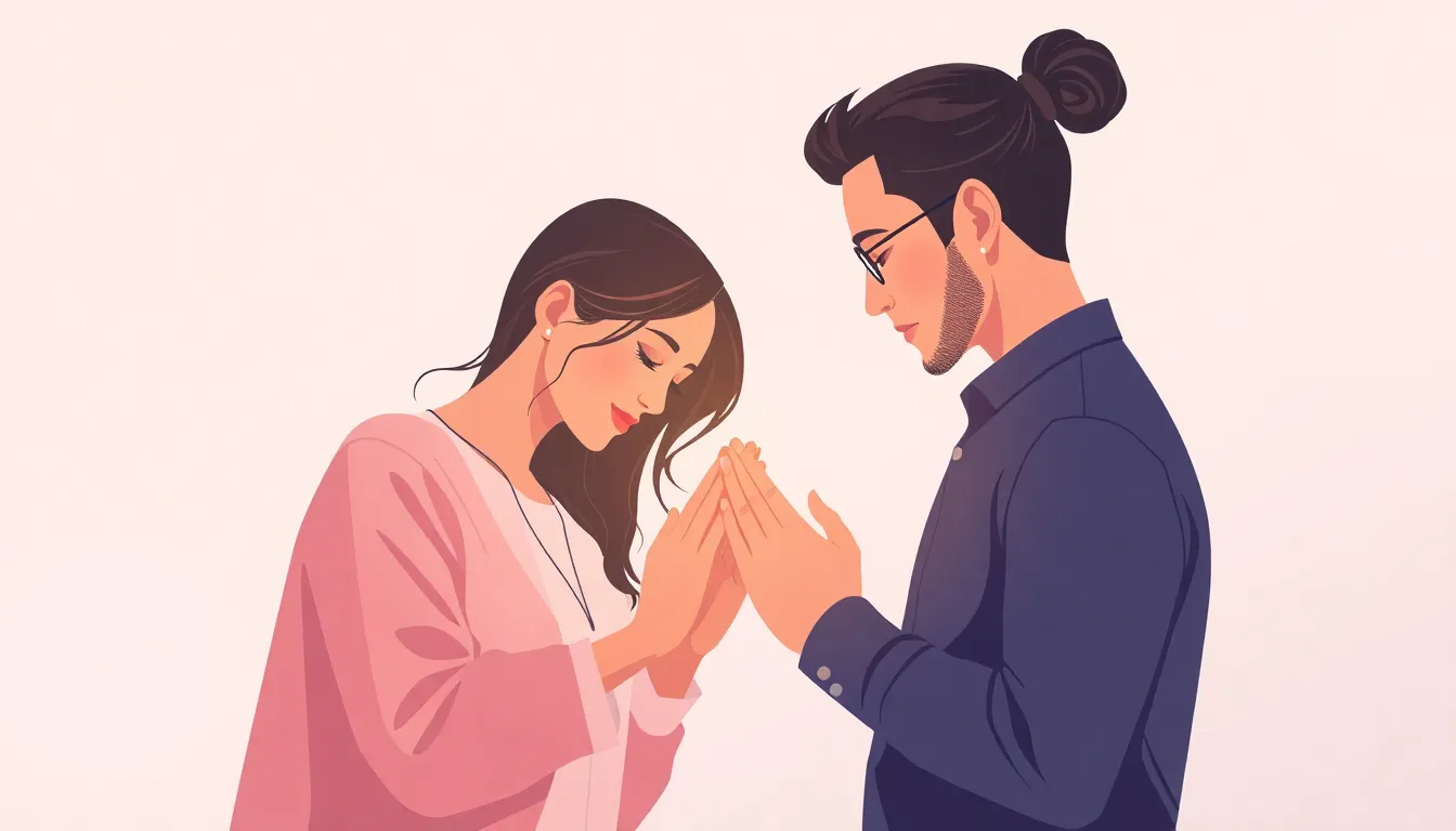 Terapia de Pareja Cristiana – Ilustración Artística Profesional