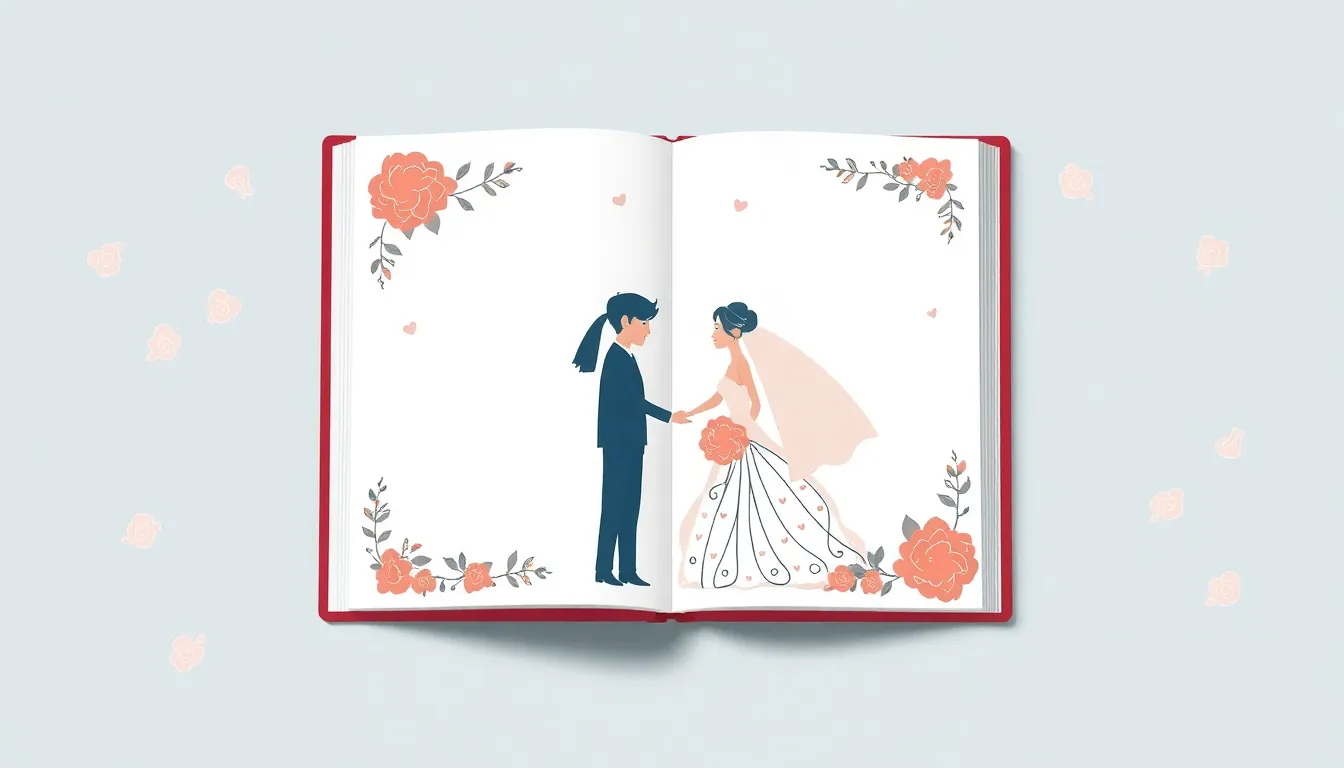 Libro Matrimonial – Ilustración Artística Profesional