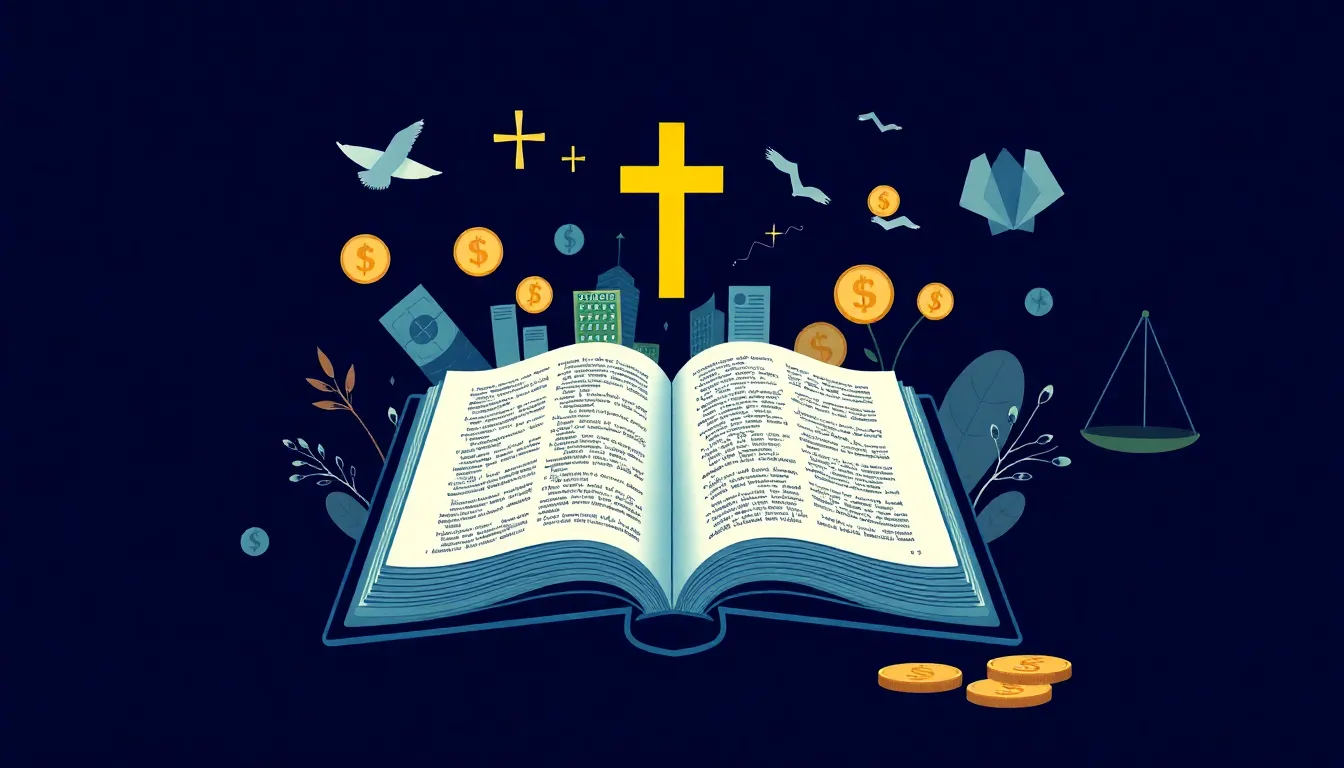 Administración del Dinero – Ilustración Artística Profesional Bíblica