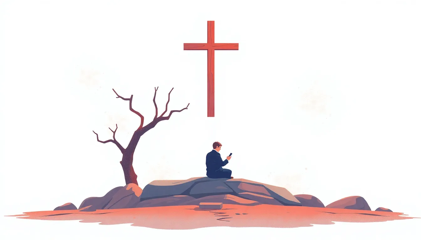 Retiro Cristiano: Un Encuentro Transformador con Dios para el Crecimiento Espiritual 1 Retiro Cristiano – Ilustración Artística Profesional