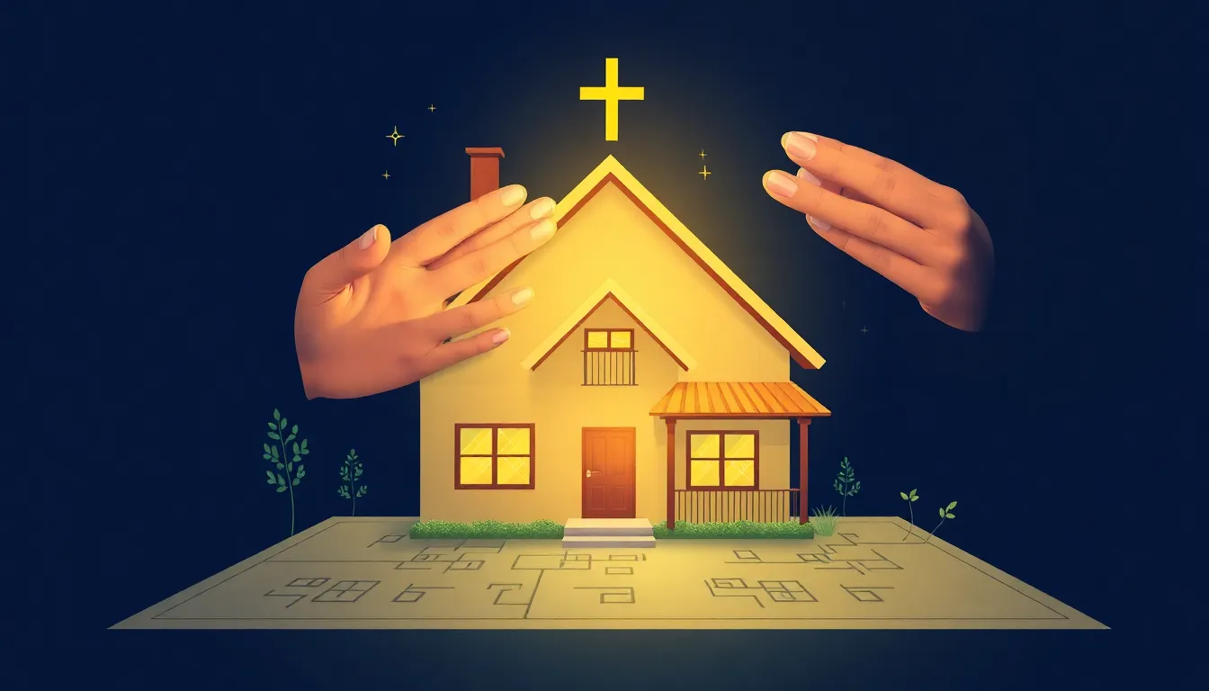 La Hipoteca Cristiana: Una Perspectiva Bíblica Transformadora para tu Hogar 1 Hipoteca Cristiana – Ilustración Artística Profesional