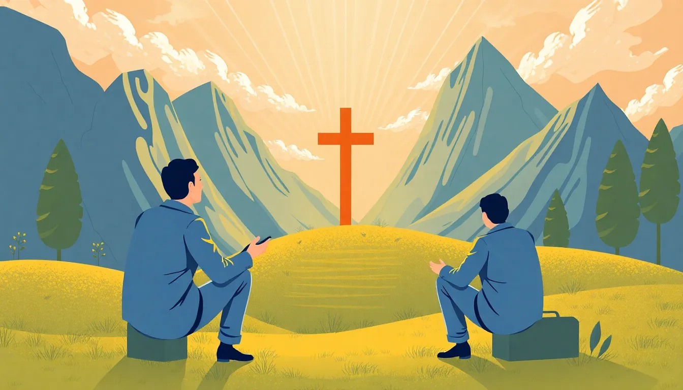 Seguros Cristianos: Una Decisión Sabia para la Mayordomía Bíblica 1 Seguros Cristianos – Ilustración Artística Profesional