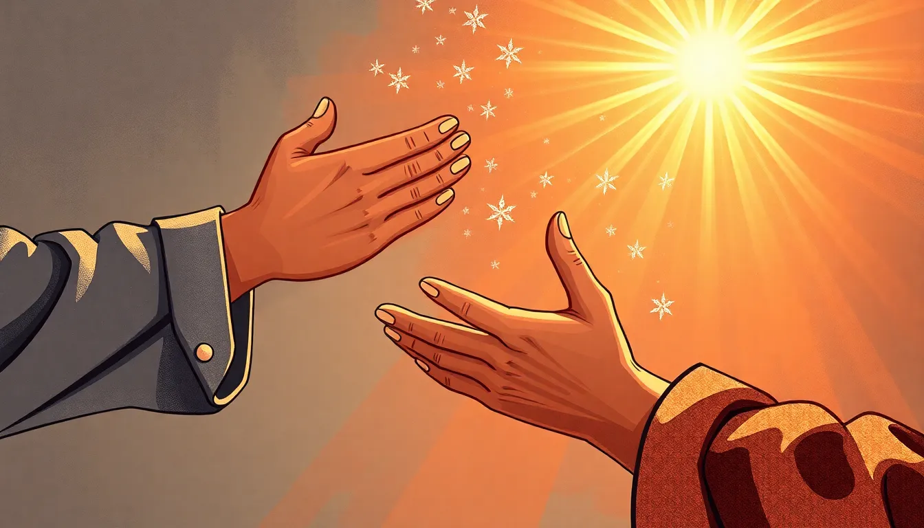 Generosidad Cristiana – Ilustración Artística Profesional