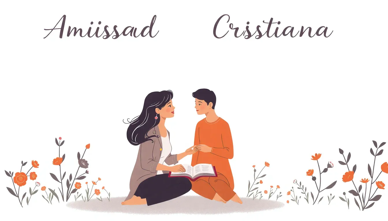 Amistad Cristiana – Ilustración Artística Profesional