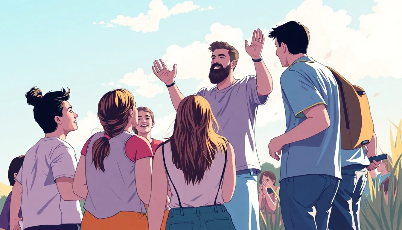 Actividades Juveniles Cristianas – Ilustración Artística Profesional