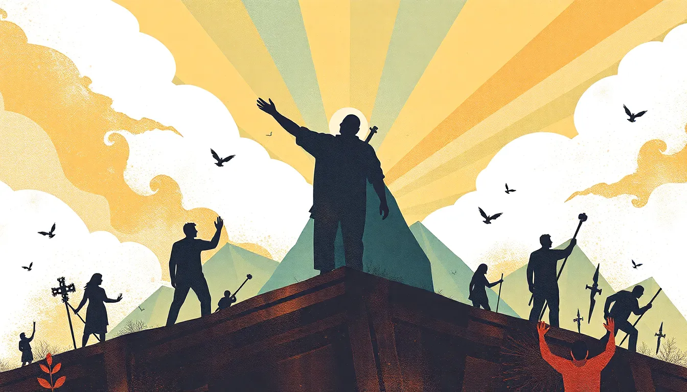 Campamento Cristiano – Ilustración Artística Profesional