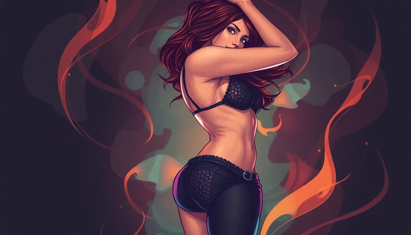 Tentación Sexual – Ilustración Artística Profesional