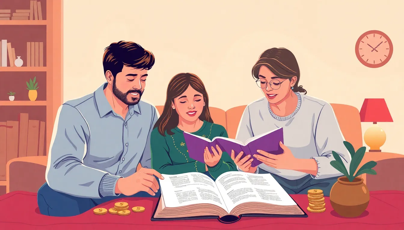 Coaching Financiero Bíblico – Ilustración Artística Profesional