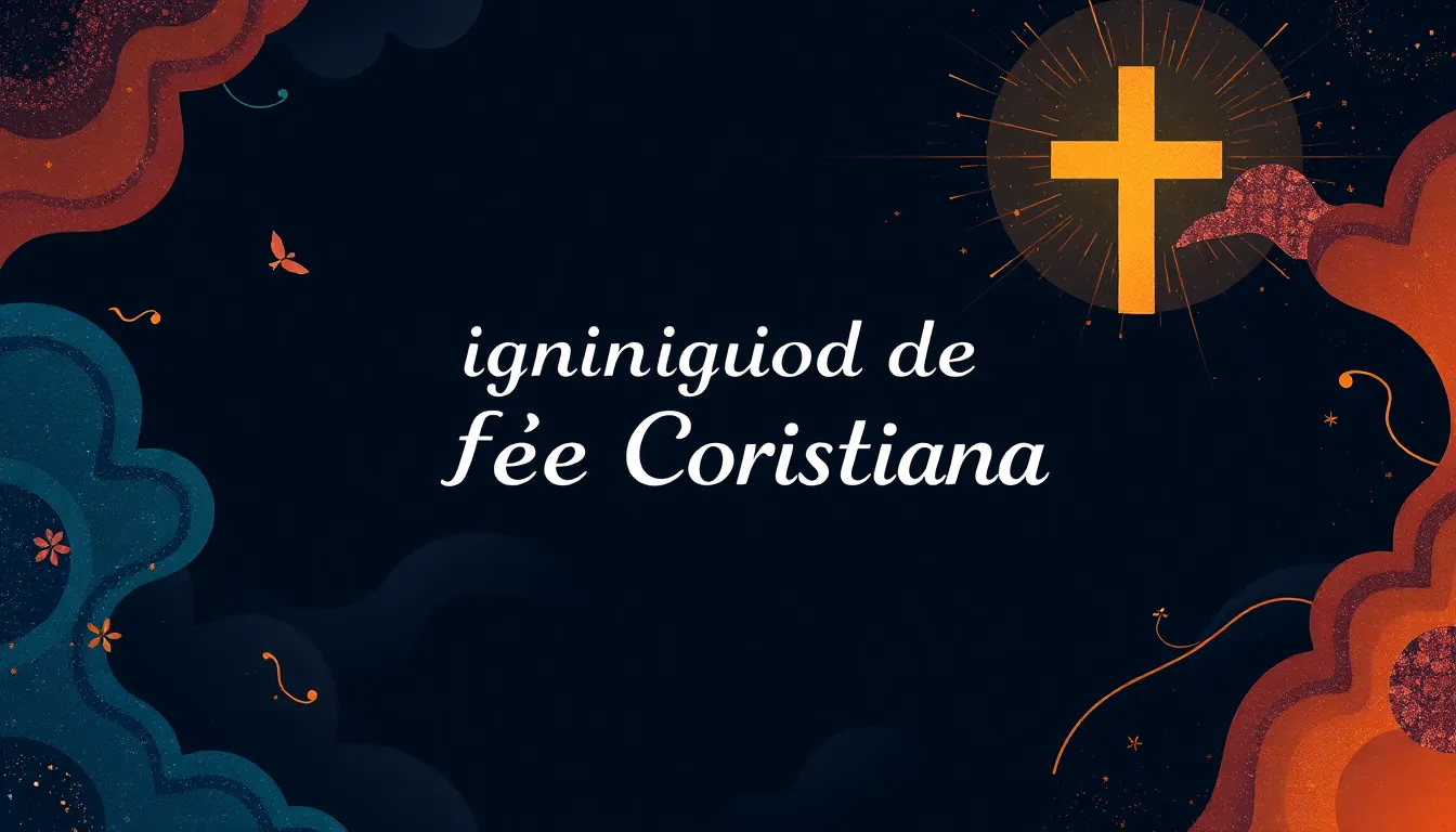 Significado de la Fe Cristiana: Una Perspectiva Bíblica Reveladora para una Vida Transformada 1 Significado de la Fe Cristiana – Ilustración Artística Profesional