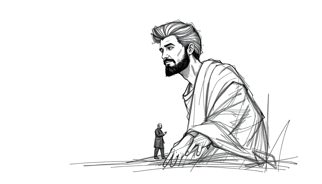 El Poder Transformador del Sketch Cristiano: Mensajes Bíblicos que Impactan y Edifican 1 Sketch Cristiano – Ilustración Artística Profesional