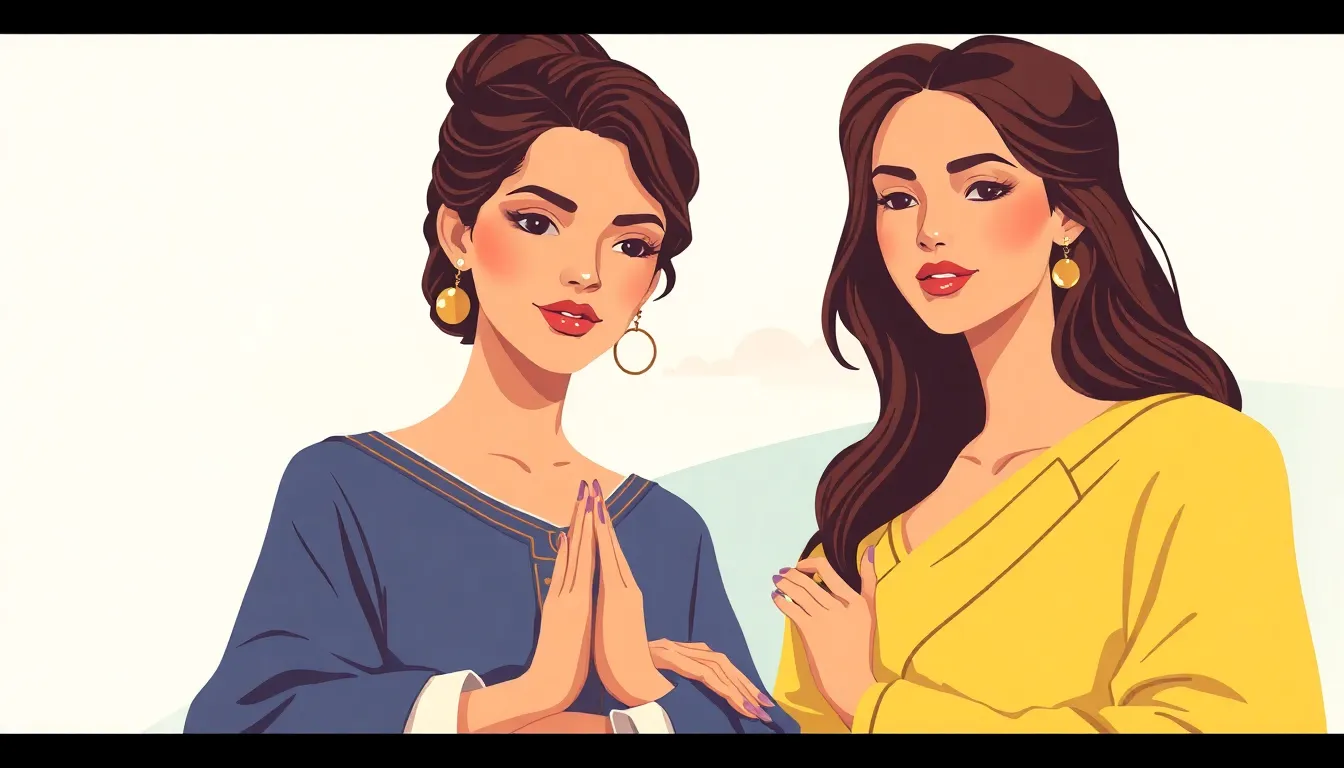Mujeres Cristianas – Ilustración Artística Profesional