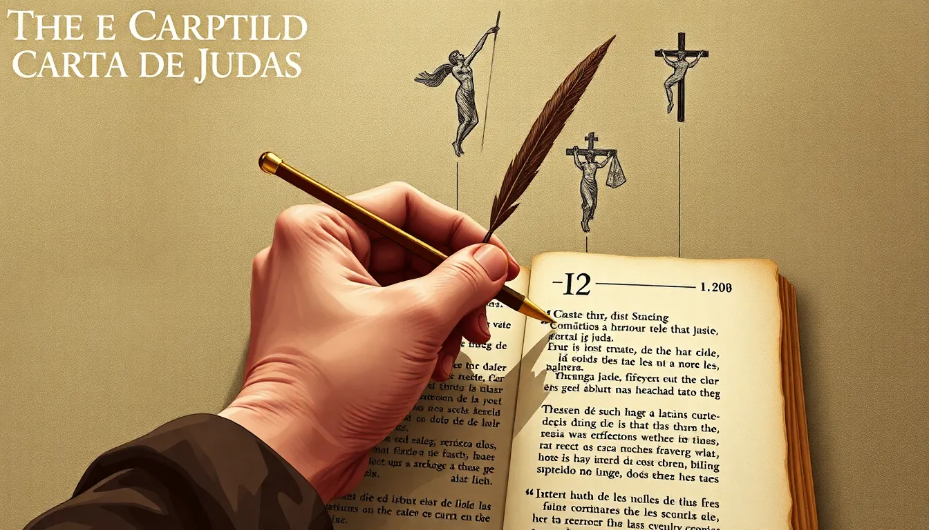 La Carta de Judas: Un Mensaje Transformador para Contender por la Fe en Tiempos de Apostasía 1 Carta de Judas – Ilustración Artística Profesional