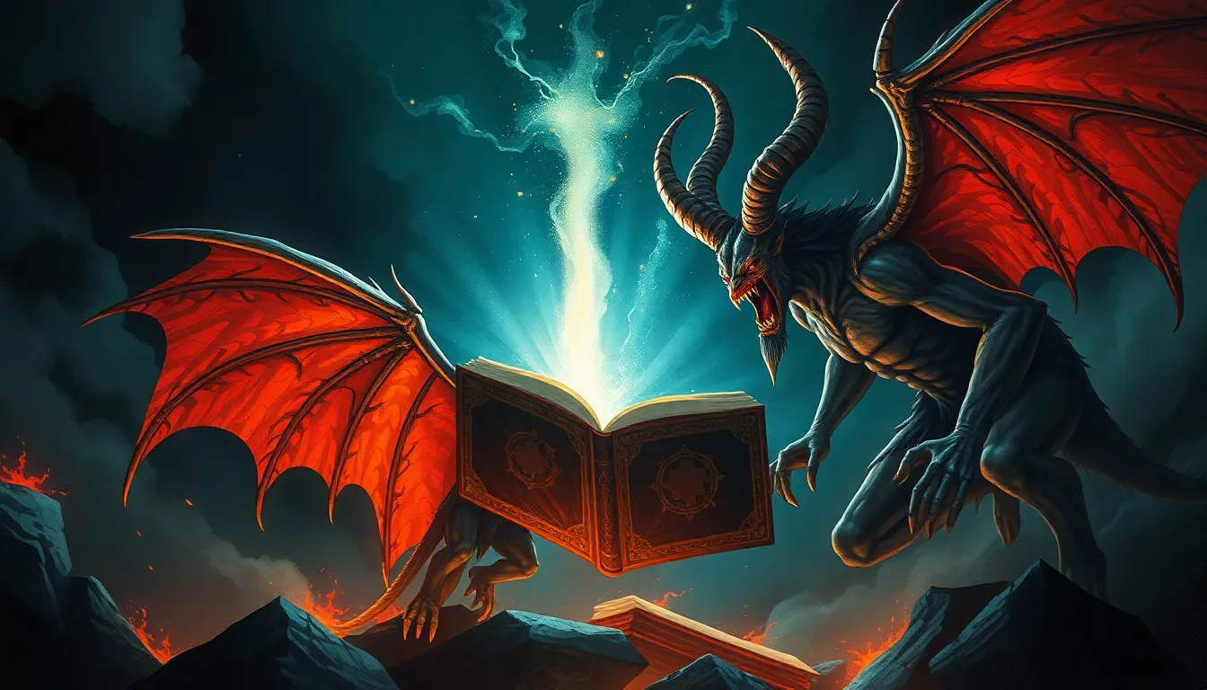 Demonios en la Biblia – Ilustración Artística Profesional