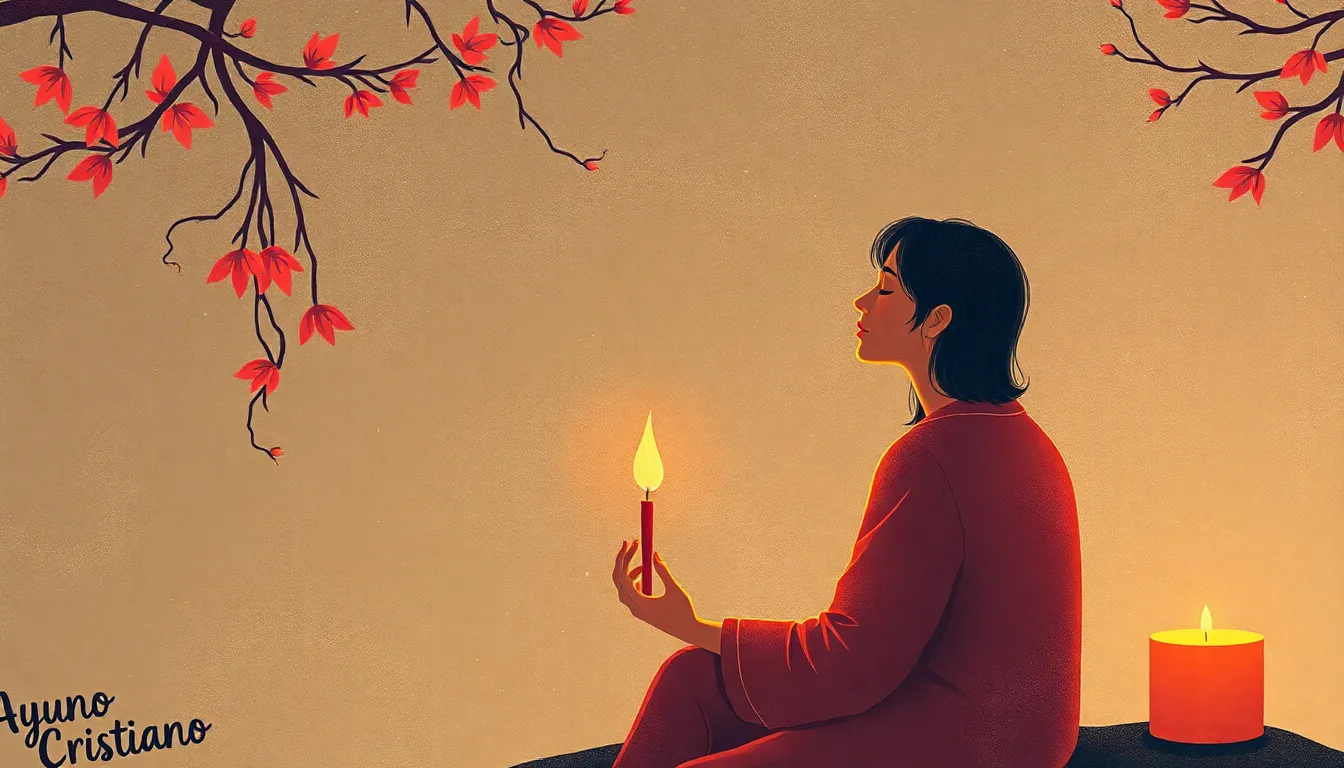 Ayuno Cristiano – Ilustración Artística Profesional