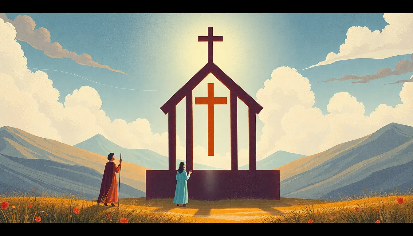 Cánticos Cristianos – Ilustración Artística Profesional