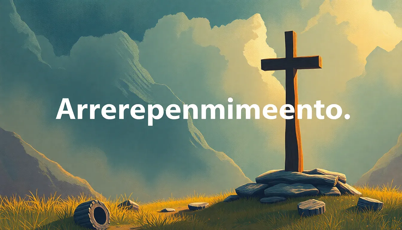 Arrepentimiento Cristiano – Ilustración Artística Profesional