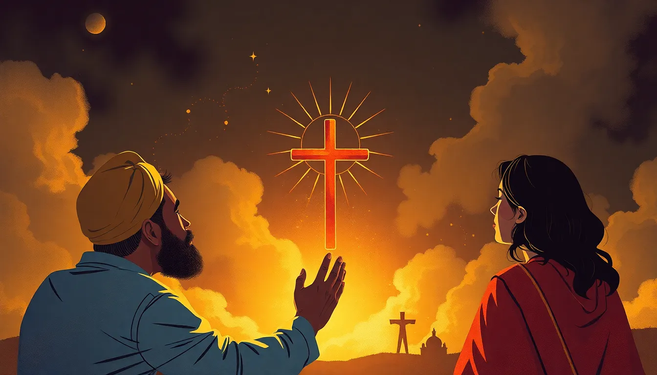 Reconciliacion Cristiana – Ilustración Artística Profesional