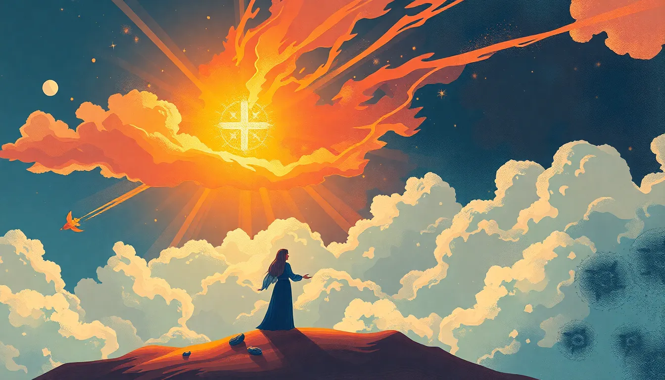 Esperanza Cristiana: Un Ancla Inquebrantable para el Alma | Reflexiones Bíblicas Transformadoras 1 Esperanza Cristiana – Ilustración Artística Profesional