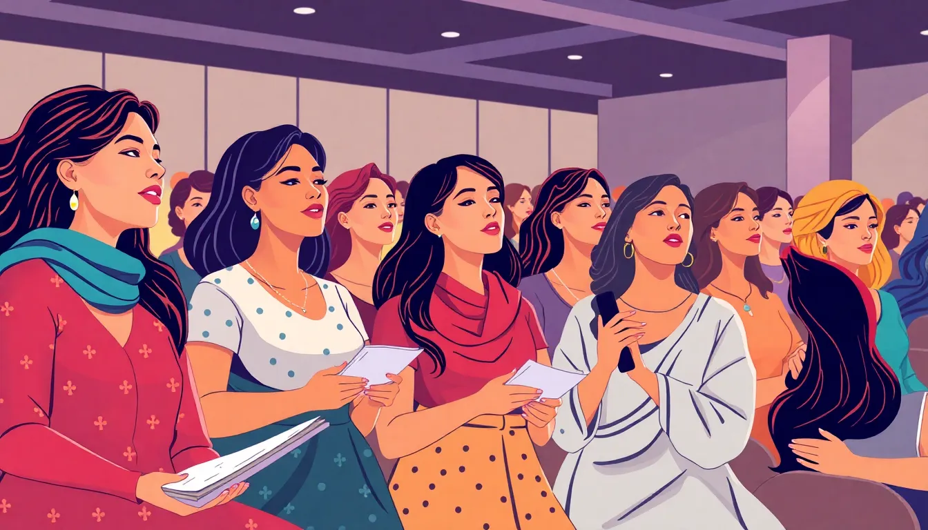 Congreso Mujeres: Un Encuentro Transformador con Perspectivas Bíblicas para el Empoderamiento Femenino 1 Congreso Mujeres – Ilustración Artística Profesional