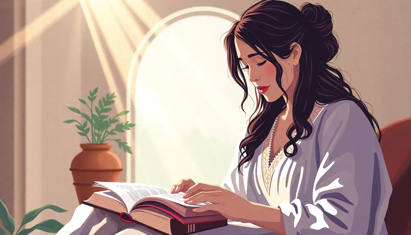 Estudios Bíblicos para Mujeres: Un Viaje Transformador Hacia la Plenitud en Cristo 1 Estudios Bíblicos Mujeres – Ilustración Artística Profesional